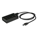 STARTECH HUB USB 3.0 4 PORTE 3 x SuperSpeed USB-A 3.0 + 1 x USB-C IN METALLO NERO