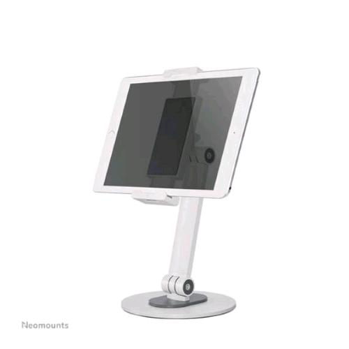 NEOMOUNTS BY NEWSTAR SUPPORTO PER TABLET DA 4.7" A 12.9" IN METALLO GIUNTO SFERICO BIANCO