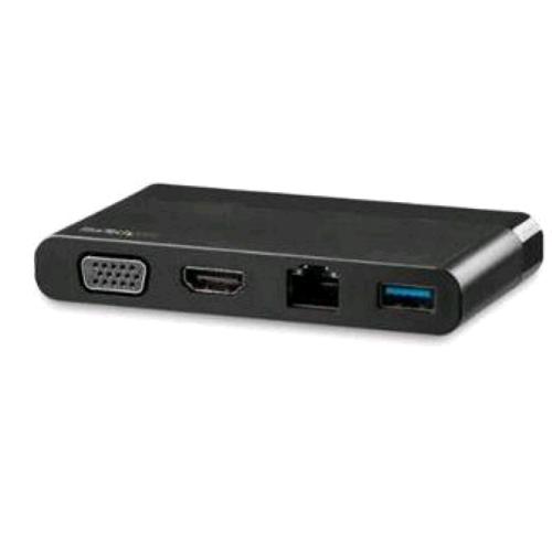 STARTECH DOCKING STATION USB-C 4K HDMI VGA NERO