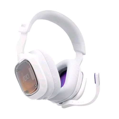 LOGITECH ASTRO A30 CUFFIE GAMING WIRELESS BLUETOOTH /CON CAVO CON MICROFONO RIMOVIBILE DOLBY ATMOS USB-C PER PS5 PS4 XBOX NINTENDO SWITCH PC ANDROID BIANCO PURPLE