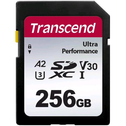 TRANSCEND MEMORY CARD 256GB SD CARD UHS-I U3 A2 ULTRA PERFORMANCE 
