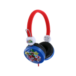 OTL SUPER MARIO & FRIENDS CORE HEADPHONES CUFFIE PER BAMBINI CON LIMITE VOLUME 85db JACK 3.5mm