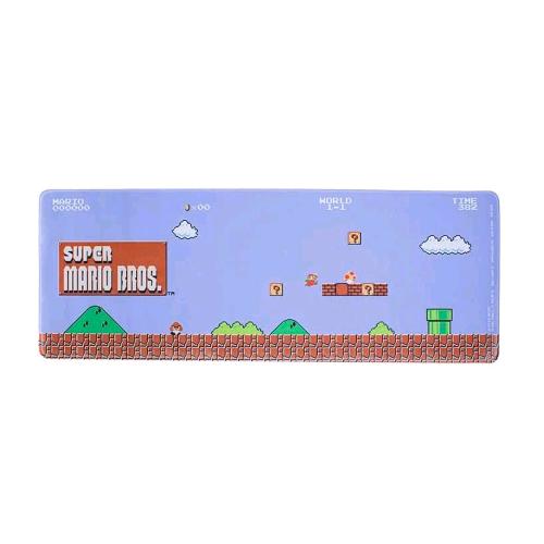 PALADONE TAPPETTINO MOUSE SUPER MARIO BROS CON BASE ANTISCIVOLO 30x80CM MULTICOLORE