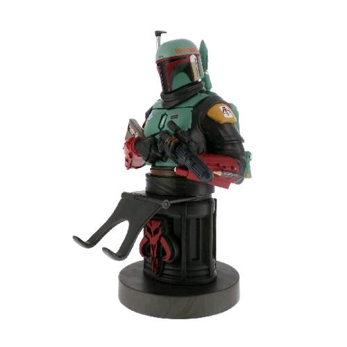 EXQUISITE GAMING CABLE GUY BOBA FETT NEW 20 CM SUPPORTO PER TELEFONO/CONTROLLER CON CAVO MICRO USB 2 MT 