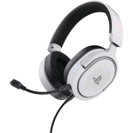 TRUST GXT498 FORTA CUFFIE GAMING OVE-EAR CON MICROFONO PS5/PS4 CON LICENZA UFFICIALE PLAYSTATION 5 MICROFONO STACCABILE JACK 3.5mm CAVO 1.2 MT BIANCO