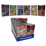 RAVENSBURGER ESPOSITORE TRAVEL GAMES GIOCHI DA TAVOLO ASSORTITI  CONF 24 Pz.
