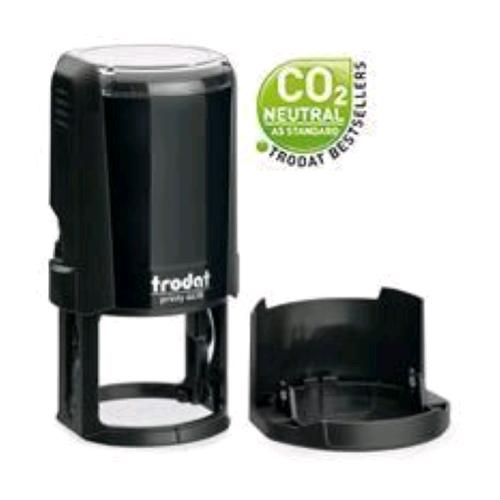 TRODAT PRINTY 4630 ECO TIMBRO PER IMPRONTE ROTONDE 30 mm AUTOINCHIOSTRANTE AUTOCOMPONIBILE NERO