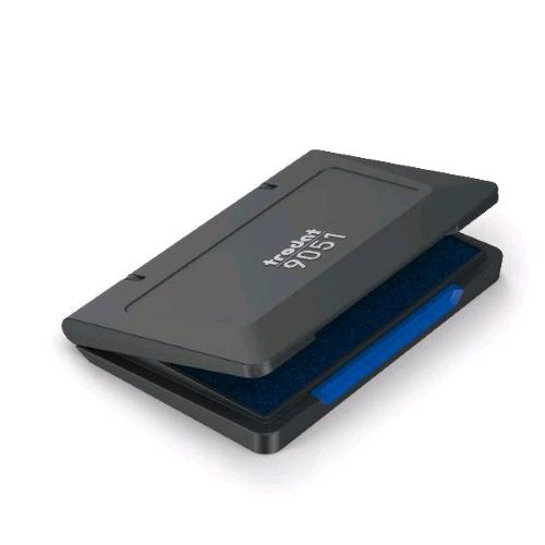 TRODAT 9051 CUSCINETTO IN FELTRO PER TIMBRI 5X9 CM BLU