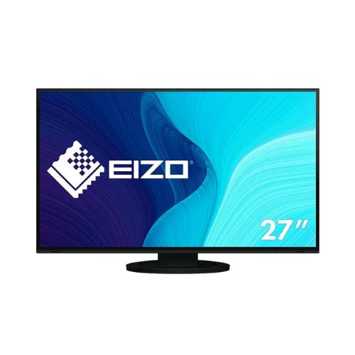 EIZO FLEXSCAN EV2781-BK 27" LED IPS QUAD HD 16:9 60HZ 5MS CONTRASTO 1.000:1 HUB USB USB-C VGA DISPLAYPORT HDMI ALTOPARLANTI INCORPORATI BLACK