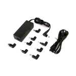 TECHMADE TM-AFUA09 ALIMENTATORE UNIVERSALE PER NOTEBOOK 90W 8 TIPS + 1 AGGUIUNTIVA NERO BULK