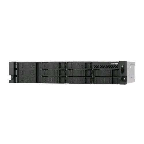 QNAP TS-855EU-8G NAS CHASSIS RACK INTEL ATOM C5125 2.8GHz RAM 8GB 8 BAY HDD 2.5"/3.5" BLACK