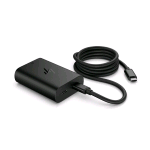 HP 600Q8AA CARICABATTERIE PER LAPTOP USB-C GAN DA 65 W 2 CONNETTORI DI USCITA NERO