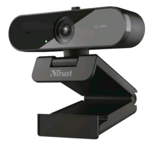 TRUST TW-200 WEBCAM  FULL HD 1080P 30 fps ZOOM DIGITALE 5x USB FILTRO PRIVAY NERO