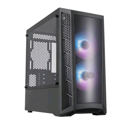 COOLER MASTER MASTERBOX MB320L ARGB CON CONTROLLER MINI TOWER ATX MINI-ITX IN VETRO TEMPERATO