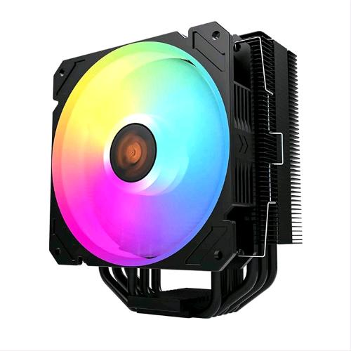 NOUA ARCADE ARGB DISSIPATORE DI RAFFREDDAMENTO PER CPU TDP 180W 6 TUBI DI CALORE A CONTATTO DIRETTO E VENTOLA PWM INDIRIZZABILE DA 120 MM COMPATIBILE CON INTEL 1200 115X 1366 AMD AM5 AM4 AM3 AM2