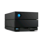 LACIE STLG20000400 2BIG DOCK ARRAY DI DISCHI 20.000 GB DESKTOP HUB USB 3.0 2xTHUNDERBOLT3 SLOT PER SCHEDE SD E CF DISPLAYPORT 