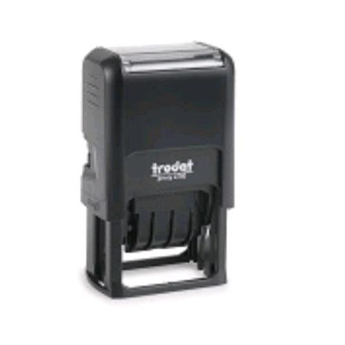 TRODAT 4750/L7 PRINTY TIMBRO DATARIO CON TESTO COMMERCIALE REGISTRATO AUTOINCHIOSTRANTE 
