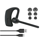 JABRA PERFORM 45 MONO AURICOLARE BLUETOOTH CON GANCIO AURICOLARE MICROFONO CON CANCELLAZIONE DEL RUMORE ULTRA AVANZATA FUNZIONALITA PREMI PER PARLARE MODALITA FACE2FACE E DESIGN SOBRIO NERO