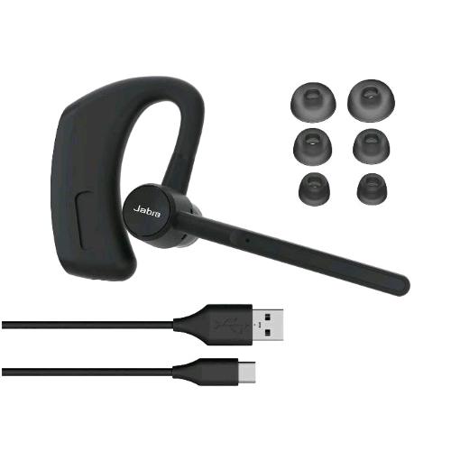 JABRA PERFORM 45 MONO AURICOLARE BLUETOOTH CON GANCIO AURICOLARE MICROFONO CON CANCELLAZIONE DEL RUMORE ULTRA AVANZATA FUNZIONALITA PREMI PER PARLARE MODALITA FACE2FACE E DESIGN SOBRIO NERO