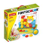 QUERCETTI FANTACOLOR BABY CHIODINI A BOTTONE DA 46 mm CON TAVOLETTA E SCHEDE 