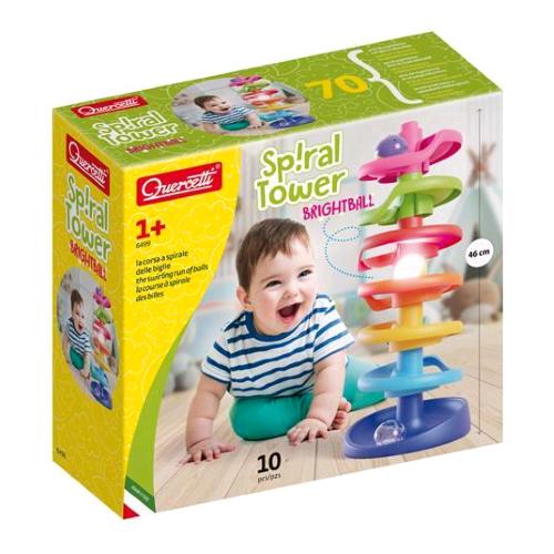 QUERCETTI SPIRAL TOWER BRIGHTBALL PISTA PER BIGLIE PER I PIU PICCOLI