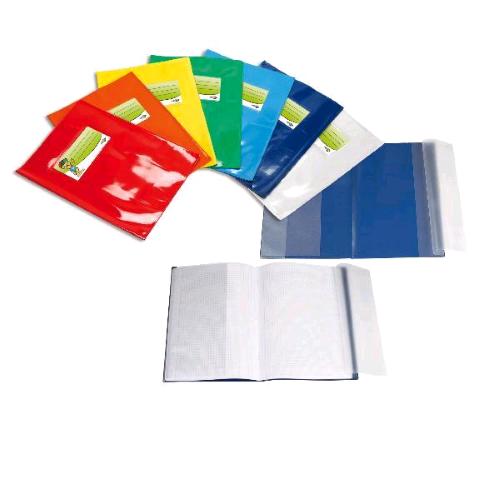 SEI ROTA COVER MINI L F COPRIQUADERNO IN PVC LACCATO 150X210 mm A5 ARANCIONE 