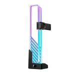 COOLER MASTER MASTERACCESSORY SUPPORTO GPU ARGB  VETRO TEMPERATO CON ILLUMINAZIONE LATERALE ARGB DESIGN VERSATILE BASE MAGNETICA INSTALLAZIONE FACILE
