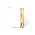 QNAP TS-462-4G NAS CHASSIS TOWER CELERON N4505 2GHz RAM 2GB-4 BAY HDD/SSD 2.5"/3.5"/M.2-1 PORTA LAN 10/100/1000/2500 Mbps BIANCO