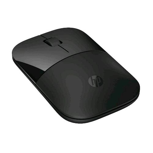 HP Z3700 DUAL MOUSE WIRELESS BLUETOOTH OTTICO 1.600 DPI 3 PULSANTI ROTELLA SCORRIMENTO RICEVITORE USB WIRELESS 2.4 GHZ TECNOLOGIA LED BLU DESIGN PRATICO E CONFORTEVOLE NERO  