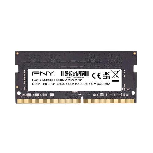 PNY MN8GSD43200-TB MEMORIA RAM 1x8GB 3.200 MHZ TECNOLOGIA DDR4 TIPOLOGIA SO-DIMM BLACK