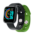CELLY TRAINERBEAT SMARTWATCH SUMMER COLLECTION BLUETOOTH NOTIFICHE E MUSICA DA SMARTPHONR  FREQUENZA CARDIACA MONITORAGGIO FASI DEL SONNO IP67 CON CINTURINO DI RICAMBIO NERO VERDE