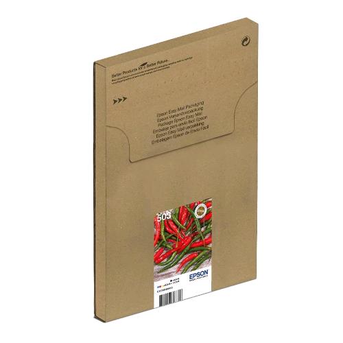 EPSON 503 CARTUCCIA INK-JET ORIGINALE RESA STANDARD NERO CIANO MAGENTA GIALLO PER 2960DWF WF-2965DWF XP-5200 XP-5205 