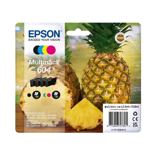 EPSON 604 MULTIPACK CARTUCCIA INK-JET RESA STANDARD NERO CIANO MAGENTA GIALLO 