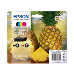 EPSON 604 CARTUCCIA INCHIOSTRO INK ORIGINALE MULTIPACK 4 COLORI NERO CIANO MAGENTA GIALLO RESA STANDARD 