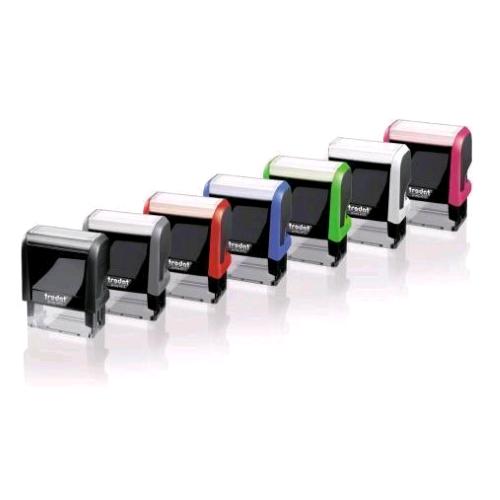 TRODAT PRINTY 4913 TIMBRO DI TESTO PERSONALIZZBILE AUTOINCHIOSTRANTE 22X58 mm ROSSO
