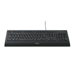 LOGITECH K280E PRO TASTIERA BUSINESS CABLATA LAYOUT US INTERNAZIONALE QWERTY NERO