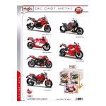 MAISTO MOTO DUCATI SCALA 1:12 MODELLI ASORTITI