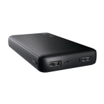 TRUST PRIMO POWERBANK 15.000 mAh DESIGN COMPATTO 2 x USB-A 1 x USB-C NERO