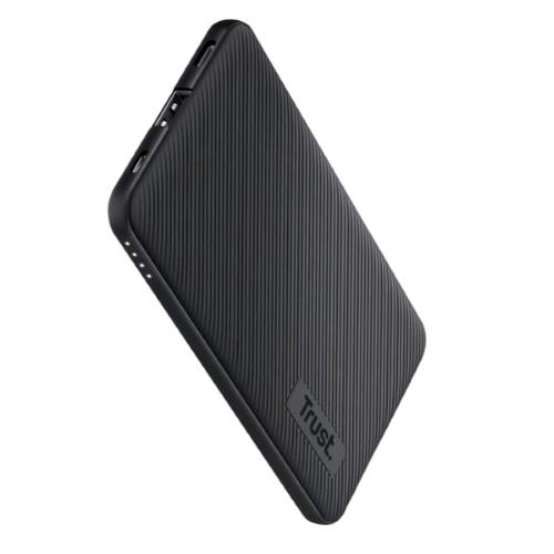 TRUST PRIMO POWERBANK 5.000 mAh ULTRASOTTILE NERO
