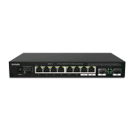 TENDA TEM2010F SWITCH NON GESTITO 2.5 GIGABIT SWITCH ETHERNET 8 PORTE 2.5 GBPS 2 PORTE 2.5 GBPS SFP PORTE RJ-45 2.5G PORTE SFP 2.5G DESKTOP E MONTAGGIO A PARETE COMPATIBILE CON COMPUTER NAS AP WI-FI 6 