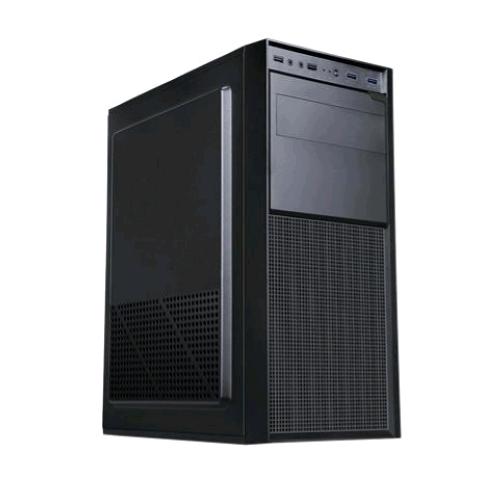 ITEK ITOCWOMU3 WINCO OM CASE ATX MIDDLE TOWER ATX mATX CON ALIMENTATORE 500W 2xUSB-A 3.0 2xUSB-A 2.0 BLACK