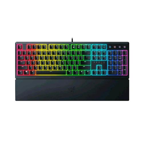 RAZER ORNATAV3 TASTIERA GAMING NECCANICA A BASSO PROFILO CON RAZER CHROMA RGB INTERRUTTORE MECCA-MEMBRANA IBRIDO POGGIAPOLSI ERGONOMICO LAYOUT ITALIA BLACK