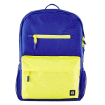 HP CAMPUS BLUE BACKPACK ZAINO PER NOTEBOOK FINO A 15.6" 3 SCOMPARTI BICOLORE GIALLO/BLU