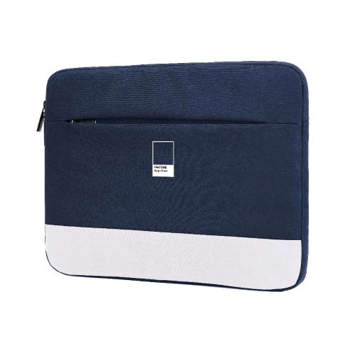 PANTONE PT-BPC001N SLEEVE PER NOTEBOOK FINO A 16" CHIUSURA ZIP TASCA ESTERNA IMBOTTITURA INTERNA BLU