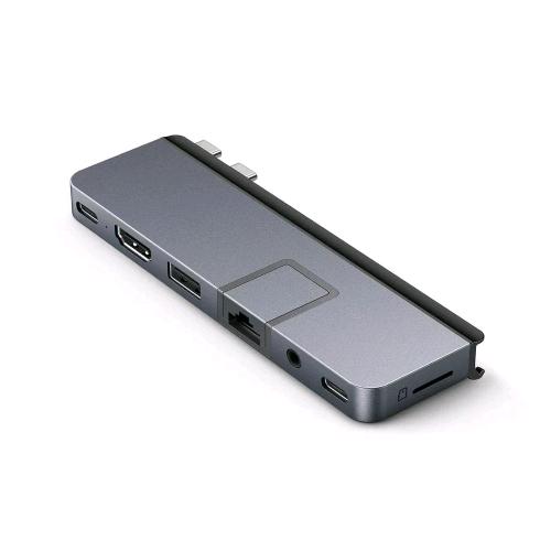 TARGUS HYPERDRIVE DUAL HUB DI INTERFACCIA USB-C DUO PRO HDMI RJ-45 THUNDERBOLT 4 USB-A 3.2 USB-C 3.2 LETTORE MICROSD GRIGIO