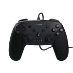 TRUST GXT541 MUTA CONTROLLER PC CABLATO 15 PULSANTI RITORNO DI VIBRAZIONE CAVO 3MT USB NERO