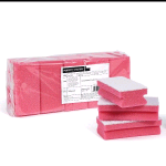 PERFETTO SPUGNE CON FIBRA ANTIGRAFFIO ROSSO CONF 10 Pz.