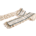 PERFETTO RICAMBI PER SCOPA INDUSTRIALE A FORBICE IN COTONE 100 CM BIANCO CONF 2 PZ.