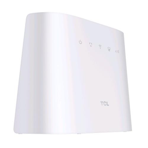 TCL HH63VM HOME STATION MODEM ROUTER HUB 4G LTE CAT 6 (300/50Mbps) NANO SIM WI-FI DUAL BAND 2.4/5GHz MiMO MAX 32 UTENTI BIANCO