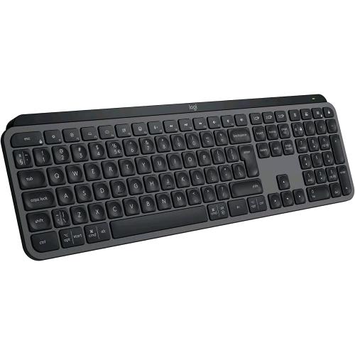 LOGITECH MX KEYS S TASTIERA WIRELESS PROFILO BASSO TASTI PROGRAMMABILI LAYOUT ITALIANO GRAFITE